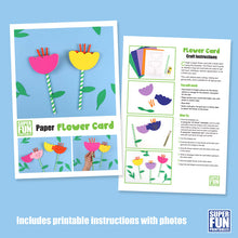 Paper flower card