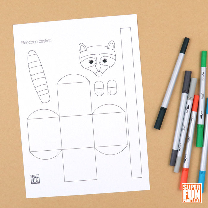 Woodland animal treat baskets