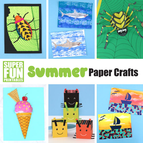 Summer paper crafts bundle