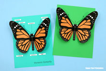 3D Monarch Butterfly craft