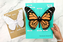 3D Monarch Butterfly craft