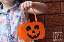 Paper pumpkin basket