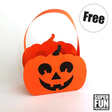 Paper pumpkin basket