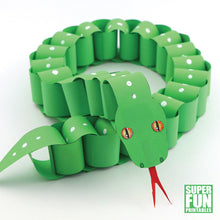 Paper chain snake