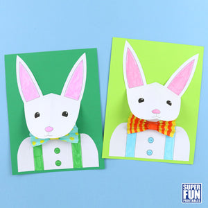 3D bunny paper craft