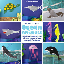 Paper Plate Ocean Animals