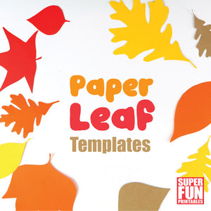 Leaf templates for Autumn or Fall